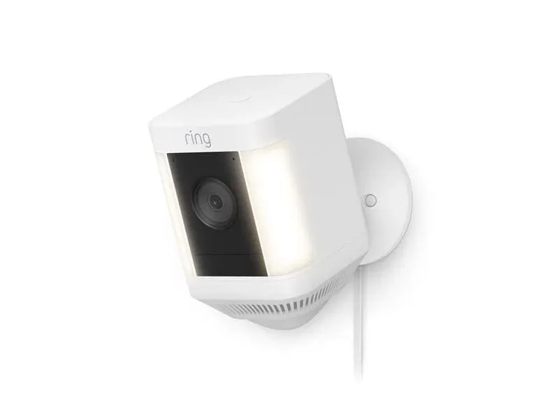 Ring Spotlight Cam Plus Plug-In 1080p 78817294, уличная камера, белая (ЛЕНОВО) Ring Spotlight Cam Plus Plug-In 1080p 78817294, уличная камера, белая (ЛЕНОВО)